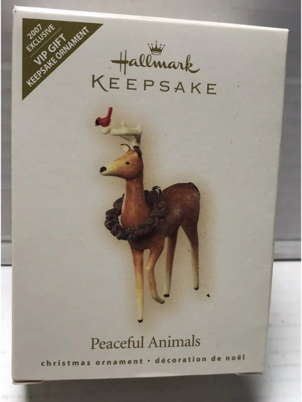 2007 Hallmark Keepsake VIP Ornament Peaceful Animals Ornament Exclusive